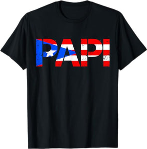 Puerto Rico Flag Father's Day Patriotic Puerto Rican Pride T-Shirt - aybendito