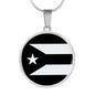 Resistance Puerto Rico Flag handmade necklace - aybendito