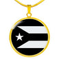 Resistance Puerto Rico Flag handmade necklace - aybendito