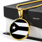 Resistance Puerto Rico Flag handmade necklace - aybendito