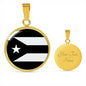 Resistance Puerto Rico Flag handmade necklace - aybendito