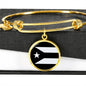 Resistance Flag hand made Bangle Bracelet - aybendito
