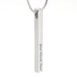 Modern, elegant, and bold. Our PERSONALIZED (engrave your own message) bar stick necklace is the perfect gift to surprise your love ones. - aybendito