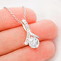 The petite ribbon shaped pendant - aybendito