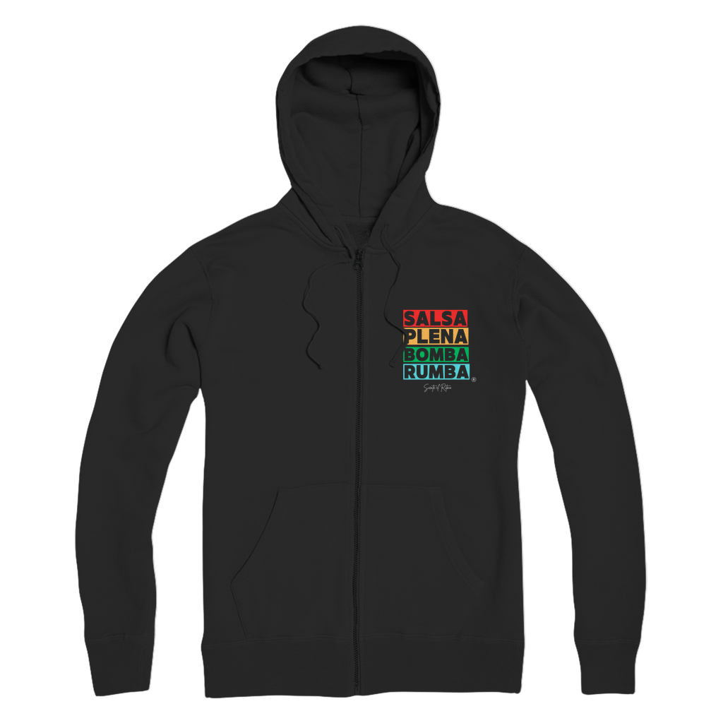 Ritmos dela Isla Premium Adult Zip Hoodie