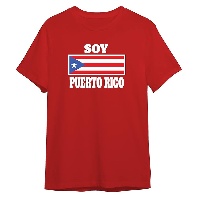 Soy Puerto Rico T Shirt Team Country Flag ; Optional Name Number Custom - aybendito