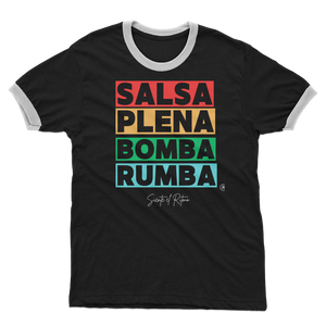 Ritmos dela Isla Adult Ringer T-Shirt