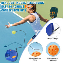 Match Buddy Pickleball Trainer - Pickle Ball Practice Rebounder with 2 Balls, Pickleball Training Aids for Adults, Kids, for Self Practice