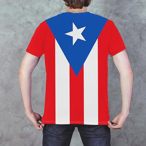 Mens Novelty Flag T-Shirt 3D Printed Graphic Short Sleeve Shirt Crew Neck Casual Top Unisex - aybendito