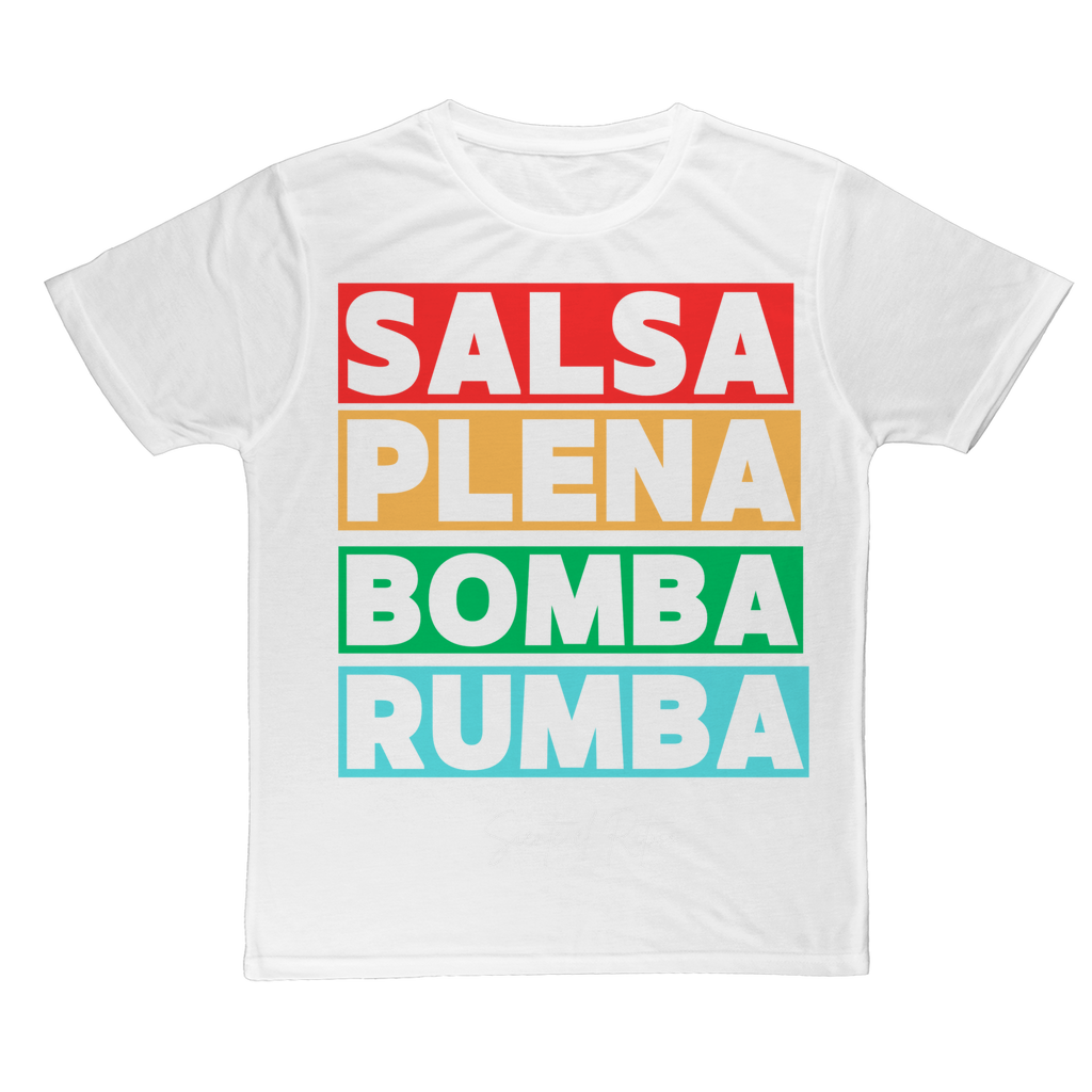 Ritmos dela Isla Salsa ,Bomba y Plena Classic Adult T-Shirt