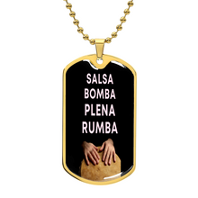 Salsa,Bomba,Plena,Rumba dogtag - aybendito