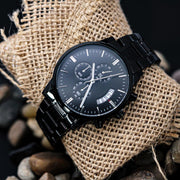 Customizable engraved black watch - aybendito