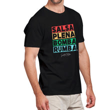 NEW Men's Heavy Cotton Adult T-Shirt Salsa,Plena,Bomba ,Rumba Scan and Dance T-shirt - aybendito