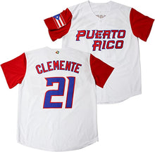 Men's #21 Jersey Puerto Rico Black Baseball Jersey Stitched S-XXXL - aybendito