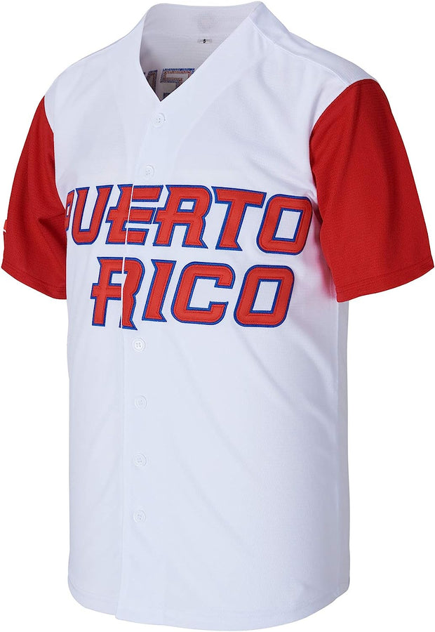 Puerto Rico #21 World Game Classic Mens Baseball Jersey Stitched No Name - aybendito