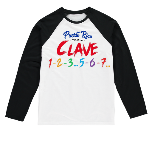 Puerto Rico Tiene La Clave-123457 Sublimation Baseball Long Sleeve T-Shirt - aybendito