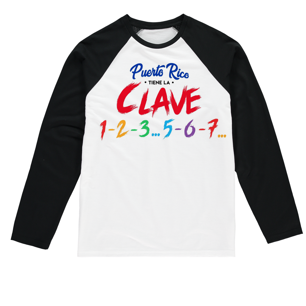 Puerto Rico Tiene La Clave-123457 Sublimation Baseball Long Sleeve T-Shirt - aybendito