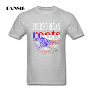 Puerto Rican Roots Puerto Rico Flag Men T Shirt Top Designing T-shirt Men Short Sleeve Cotton O-neck - aybendito