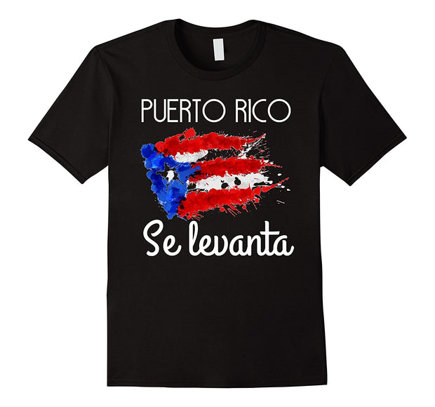 Puerto Rico Se Levanta T-shirt - Boricua Pride O-Neck Oversize Style T Shirts Styles 2017 New Arrival Men Design Top Tee - aybendito
