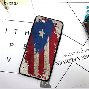 SKEROS puerto rico flag (3) TPU Phone Case Soft Cover For X 5 5S Se 6 6S 7 8 6 Plus 6S Plus 7 Plus 8 Plus #da278 - aybendito