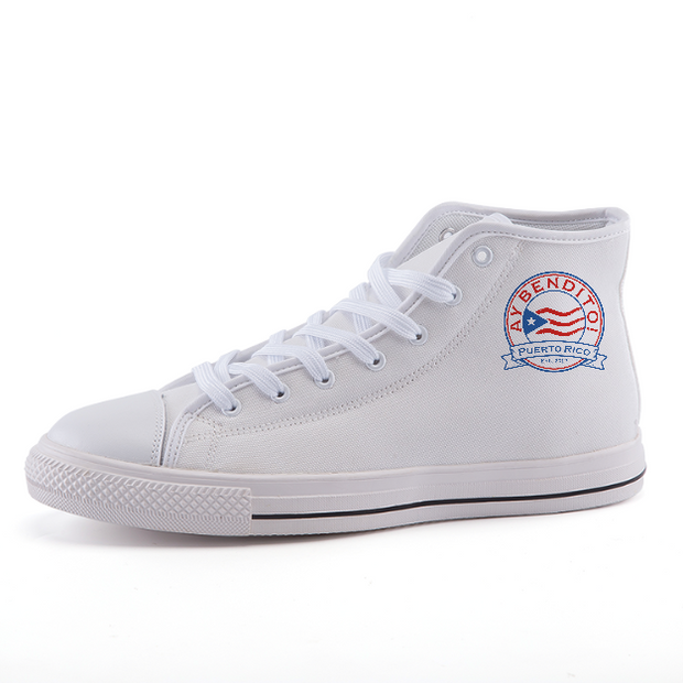 High-top fashion canvas shoes - aybendito