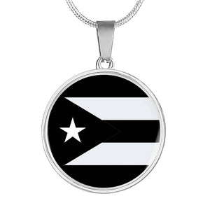 Resistance Puerto Rico Flag handmade necklace - aybendito