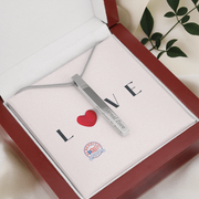 Modern, elegant, and bold. Our PERSONALIZED (engrave your own message) bar stick necklace is the perfect gift to surprise your love ones. - aybendito