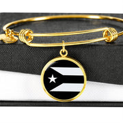 Resistance Flag hand made Bangle Bracelet - aybendito