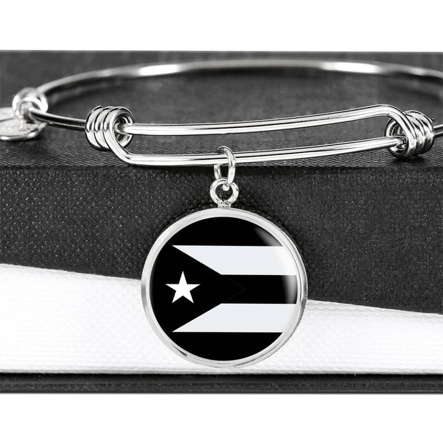 Resistance Flag hand made Bangle Bracelet - aybendito