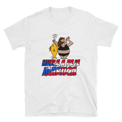 Refranes Short-Sleeve Unisex T-Shirt "Huele a Peje Maruca" - aybendito