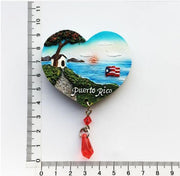 Puerto Rico Creative Decor Fridge Magnet Souvenir Phoenix Flower Frog Flag Pendant Hook Resin Craft Cute Magnets - aybendito