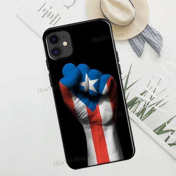 Puerto Rico Flag TPU Case For iPhone 12 13 Pro Max mini X XR XS Max 6S 7 8 Plus SE 2020 11 Pro Max Cover - aybendito