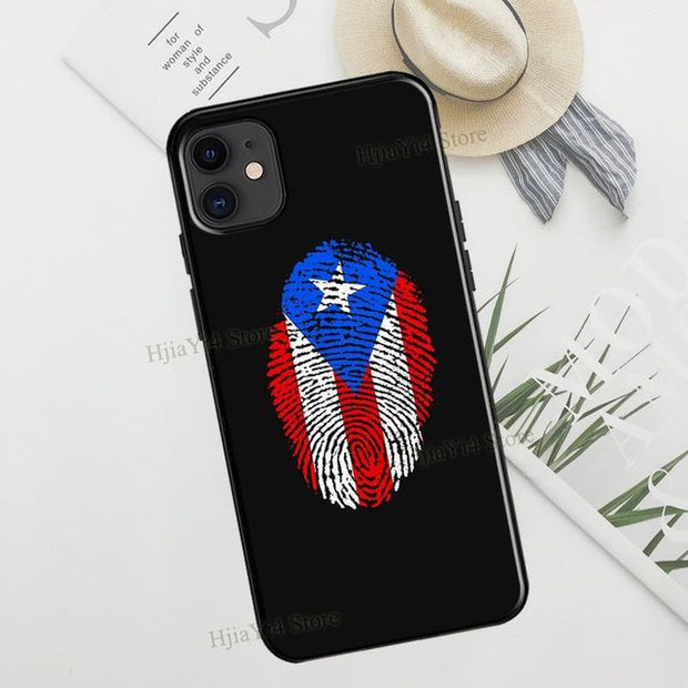 Puerto Rico Flag TPU Case For iPhone 12 13 Pro Max mini X XR XS Max 6S 7 8 Plus SE 2020 11 Pro Max Cover - aybendito
