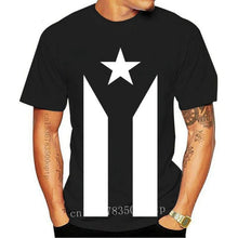 Design Minimalist Man T Shirt Black White Tshirt Mens T-Shirt Puerto Rico Protest Flag Tops Tees 100% Cotton Clothes Free Shippi - aybendito