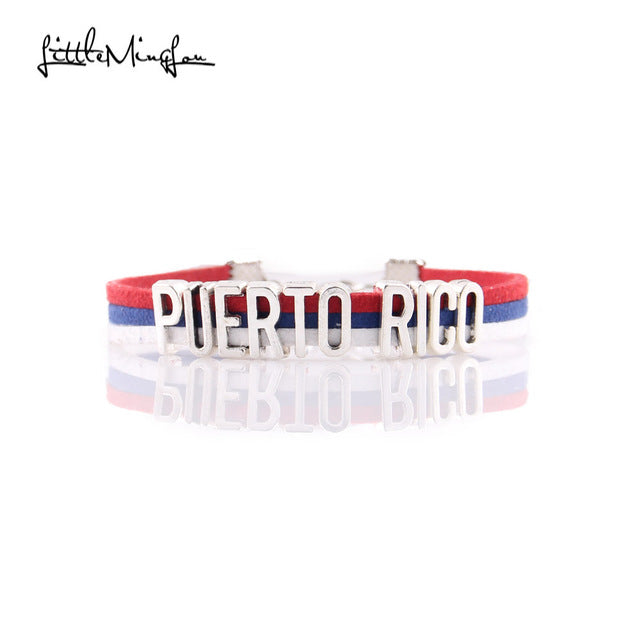 Puerto Rico Heart Charm bracelet - aybendito