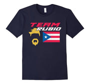 2017 New 100% Cotton T Shirts Puerto Rico - Team Rubio - Baseball Flag T Shirt Short Sleeve Broadcloth - aybendito