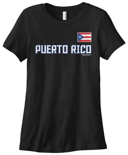 Women's Puerto Rico  T-shirt Flag Pride for Women Harajuku Brand Women Brand Top Harajuku T Shirt High Quality Top Tee - aybendito