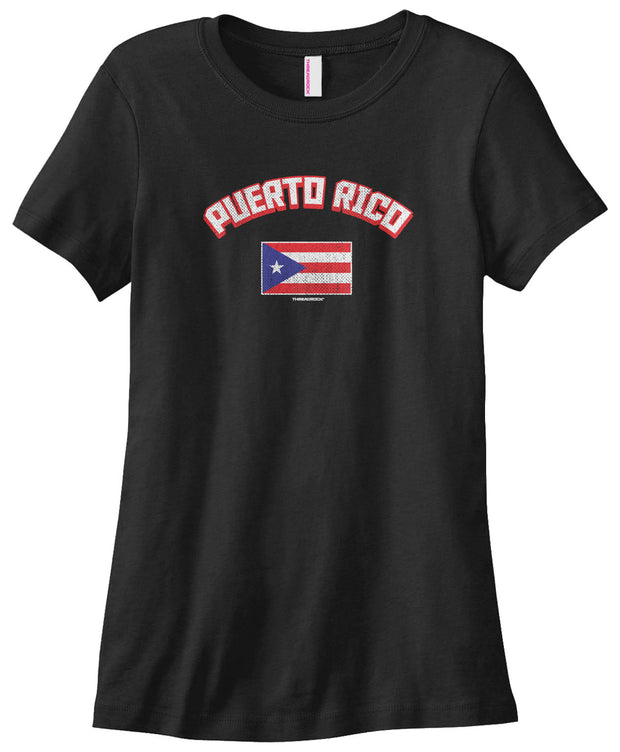 Women's Puerto Rican Flag T-shirt Puerto Rico Boricua PR Plus Size Cotton Short Sleeve Women T Shirt Women Summer Novelty - aybendito
