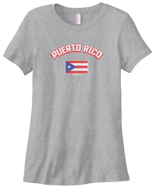 Women's Puerto Rican Flag T-shirt Puerto Rico Boricua PR Plus Size Cotton Short Sleeve Women T Shirt Women Summer Novelty - aybendito