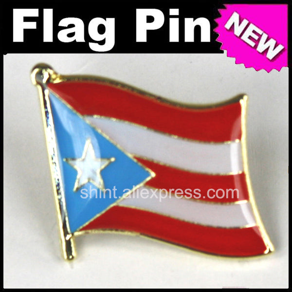 Lapel Pins Puerto Rico Flag Pins All Over The World Badge Emblem Country State Pins - aybendito