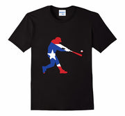 Fashion Men's Cotton T-Shirt Men's Puerto Rico Baseball T-Shirt Classic T-Shirt Design Your Own Tee Shirt - aybendito
