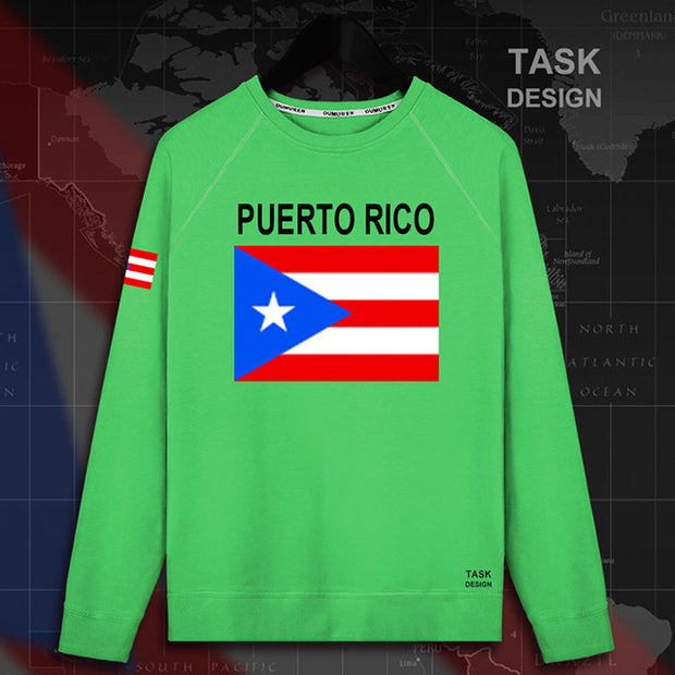 Puerto Rico Rican mens hoodie pullovers hoodies men sweatshirt streetwear clothing hip hop tracksuit nation flag new - aybendito