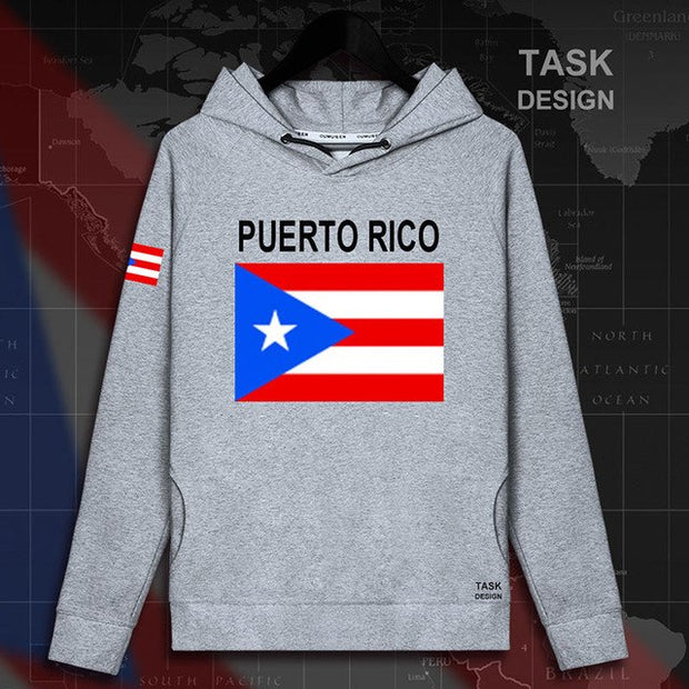 Puerto Rico Rican mens hoodie pullovers hoodies men sweatshirt streetwear clothing hip hop tracksuit nation flag new - aybendito