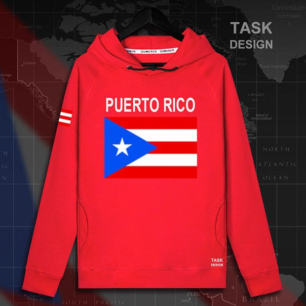 Puerto Rico Rican mens hoodie pullovers hoodies men sweatshirt streetwear clothing hip hop tracksuit nation flag new - aybendito