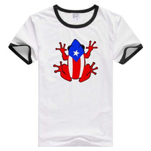Puerto Rico Frog short sleeve casual Men Women T-shirt Comfortable Tshirt Cool Print Tops GA891 - aybendito