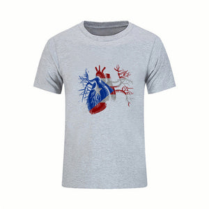 Hot 2018 New Summer Fashion Brand O-Neck Puerto Rico Flag in Heart cotton mens t shirt - aybendito